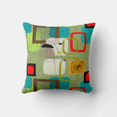 世紀半ばのモダンの刺激を受けたな枕#73 クッション (裏面)