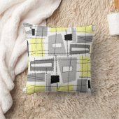 世紀半ばのモダンの刺激を受けたな枕#744 クッション (ブランケット)