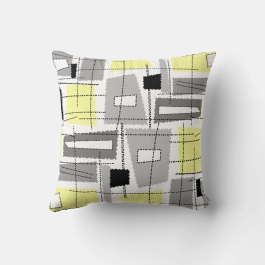 世紀半ばのモダンの刺激を受けたな枕#744 クッション (裏面)