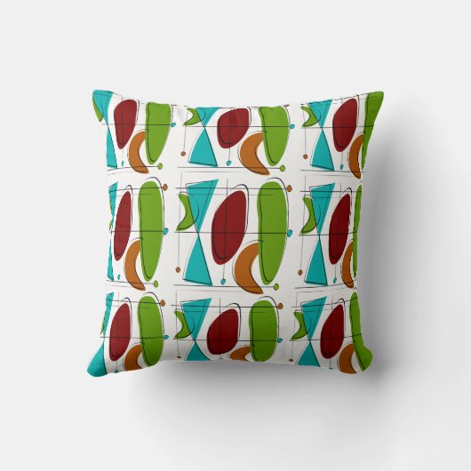 世紀半ばのモダンの刺激を受けたな枕#799 クッション (裏面)