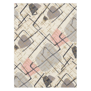 世紀半ばのモダンの抽象芸術のテーブルクロス テーブルクロス