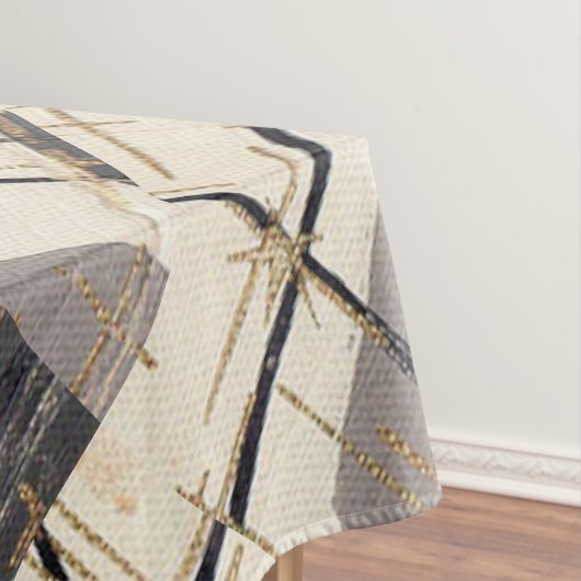 世紀半ばのモダンの抽象芸術のテーブルクロス テーブルクロス (インサイチュ)