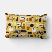 世紀半ばのモダンの抽象芸術の形の枕#31 ランバークッション (裏面)