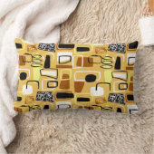 世紀半ばのモダンの抽象芸術の形の枕#31 ランバークッション (ブランケット)