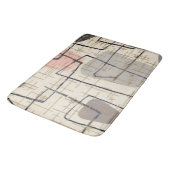 世紀半ばのモダンの抽象芸術の生地のバス・マット バスマット (アングル)