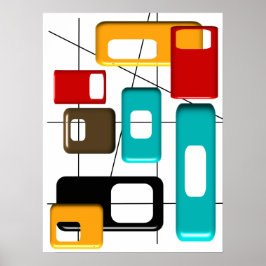 世紀半ばのモダンの抽象芸術ポスター#41 ポスター