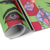 世紀半ばのモダンの抽象芸術「サンタのベビー! 「 ラッピングペーパー (ロールコーナー)