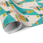 世紀半ばのモダンの抽象芸術#55 ラッピングペーパー (ロールコーナー)