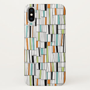 世紀半ばのモダンパターン iPhone X ケース