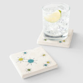 世紀半ばのモダン ストーンコースター (横)