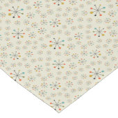 世紀半ばの原子刺激を受けたなパターン ショートテーブルランナー (コーナー)