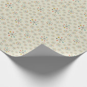 世紀半ばの原子刺激を受けたなパターン ラッピングペーパー (角)