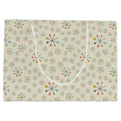 世紀半ばの原子刺激を受けたなパターン ラージペーパーバッグ (裏面)