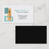 世紀半ばの名刺 名刺 (正面/裏面)