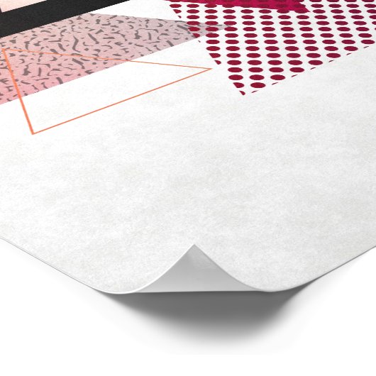 世紀半ばの抽象芸術 ポスター (角)