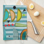 世紀半ばの抽象芸術#19 キッチンタオル (四つ折り)