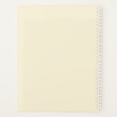 世紀半ばの猫モダン プランナー手帳 (裏面)