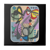 世紀半ばのaのモダンなくもの歌の絵画 タイル (正面)