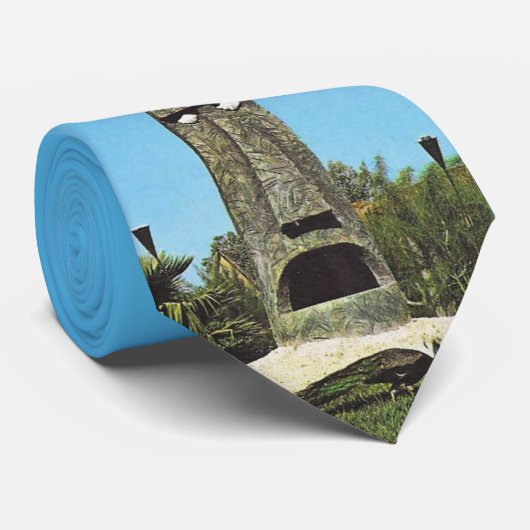 世紀半ばのTikiの庭のフロリダのクラシックなネクタイ ネクタイ (ロール)