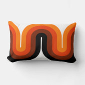 世紀半ばは装飾用クッション腰神経13x21を曲げます ランバークッション (正面)