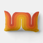 世紀半ばは装飾用クッション腰神経13x21を曲げます ランバークッション (裏面)