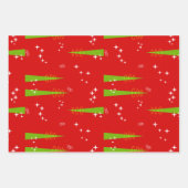 世紀半ばクリスマスモダン ラッピングペーパーシート (正面)