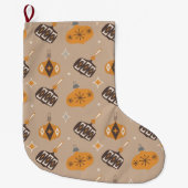 世紀半ばクリスマスモダン ラージクリスマスストッキング (正面)