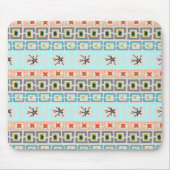 世紀半ばストライプの マウスパッド (正面)