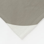 世紀半ばターマーモダンガンメタルとブルー フリースブランケット (角)