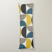 世紀半ばターマーモダンガンメタルとブルー ボディピロー (裏面 (縦))