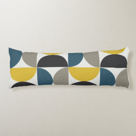 世紀半ばターマーモダンガンメタルとブルー ボディピロー