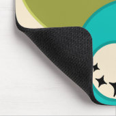 世紀半ばボウリングモダンボール マウスパッド (コーナー)