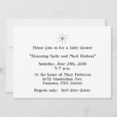 世紀半ばモダンの招待 招待状 (裏面)