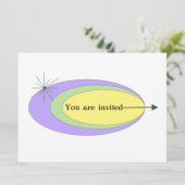 世紀半ばモダンの招待 招待状 (スタンド正面)