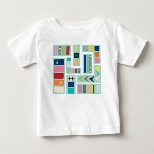 世紀半ばモダンの混同 ベビーTシャツ (正面)