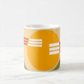 世紀半ばモダン抽象芸術 コーヒーマグカップ (中央)