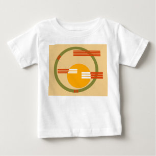 世紀半ばモダン抽象芸術 ベビーTシャツ