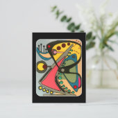 世紀半ば抽象芸術の話絵画し人のA ポストカード (スタンド正面)