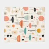 世紀半ば フリースブランケット (正面(横))