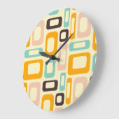 世紀半ば ラージ壁時計 (傾斜)