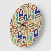 世紀半ば ラージ壁時計 (傾斜)