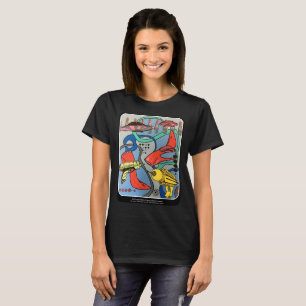 「世紀半ばaで絵を描くモダンな魅力侵入」の tシャツ