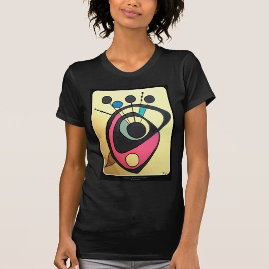 「世紀半ばaのモダンな静物画黄色」の tシャツ (正面)