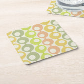 世紀半カラフルば スクエアペーパーコースター (アングル)