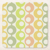 世紀半カラフルば スクエアペーパーコースター (正面)