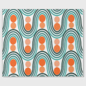 世紀半モダンばの波 ラッピングペーパー (フラット)