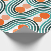 世紀半モダンばの波 ラッピングペーパー (角)