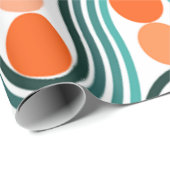 世紀半モダンばの波 ラッピングペーパー (ロールコーナー)