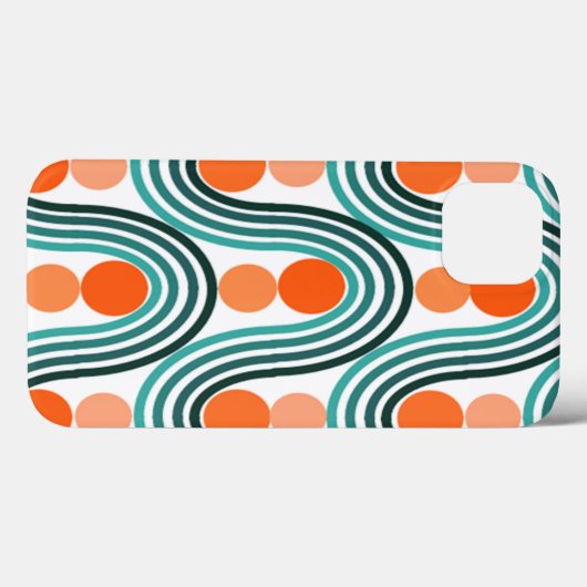 世紀半モダンばの波 Case-Mate iPhoneケース (裏面 (横))