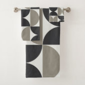 世紀半モダンばの灰色と砲金 バスタオルセット (インサイチュ)